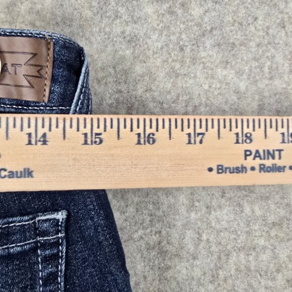 Ariat Womens High Rise Flare Jeans Chimayo Print Dark Wash Denim Size 30S - Picture 10 of 10